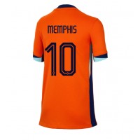 Alankomaat Memphis Depay #10 Kotipaita Naiset EM-Kisat 2024 Lyhythihainen